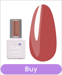 TUFI profi PREMIUM RUBBER FRENCH BASE 013 Salt Caramel 15 ml..